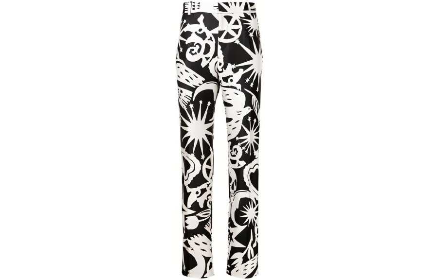 Alexander McQueen Casual Pants Men's Black Moderate Straight Fit Pants
