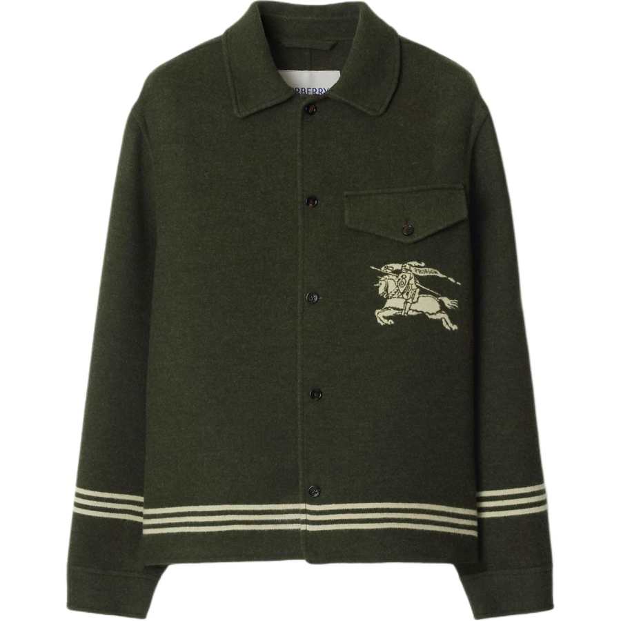 Burberry Ekd Motif Stripe Detailed Jacket