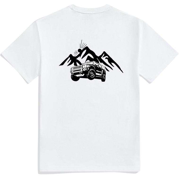 Jeep T Shirts Unisex Crew Neck Moderate Straight Fit