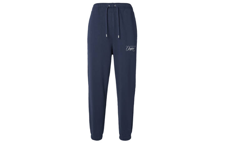 Jordan Jordan X Union Jordan X UNION Knitted Sweatpants Unisex Navy Blue Moderate Cuffed Pants
