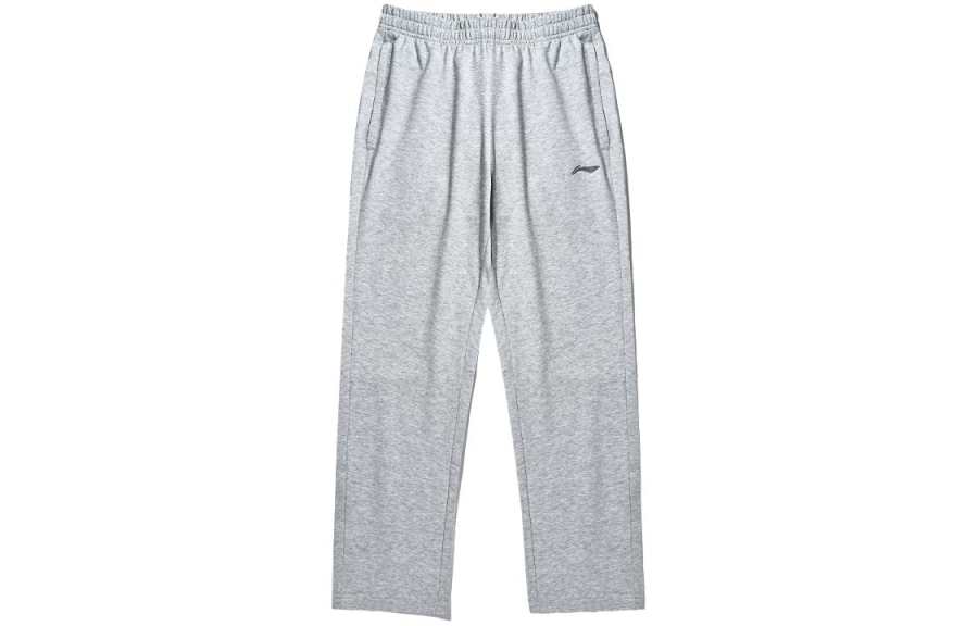 Li-Ning Li Ning Knitted Sweatpants Men's Light Gray