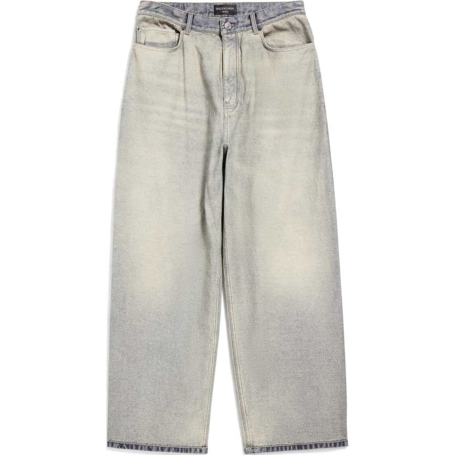 Balenciaga Mid-Waisted Baggy Jeans