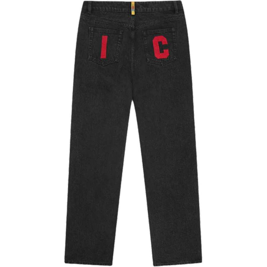 Ice Cream Running Dog-print jeans