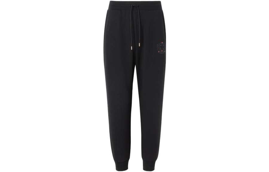 Adidas Neo Knitted Sweatpants Men's Black Moderate Cuffed Pants