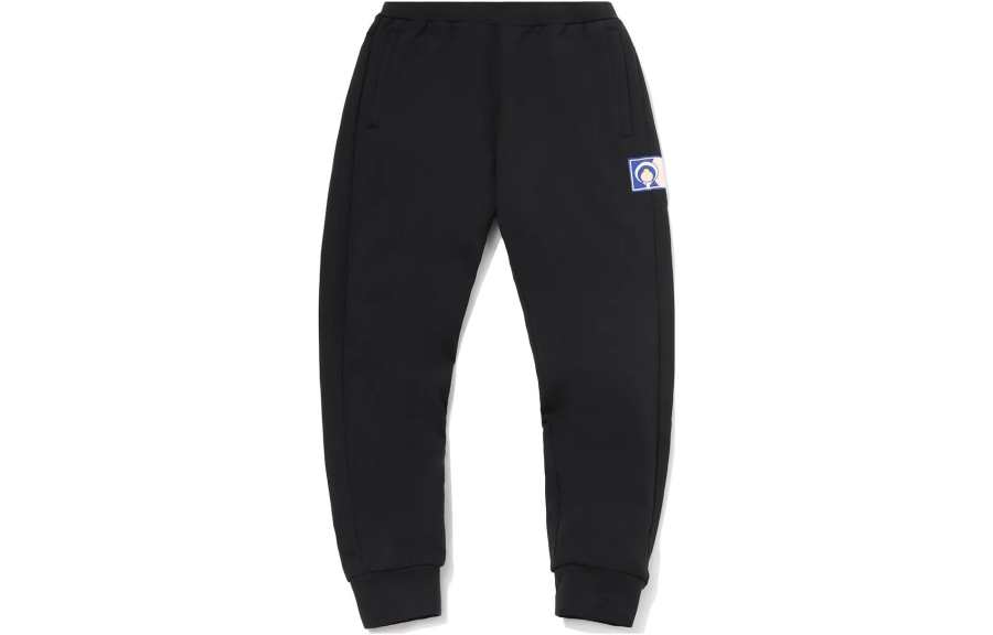Li-Ning Li Ning Knitted Sweatpants Men's Standard Black Moderate Cuffed Pants