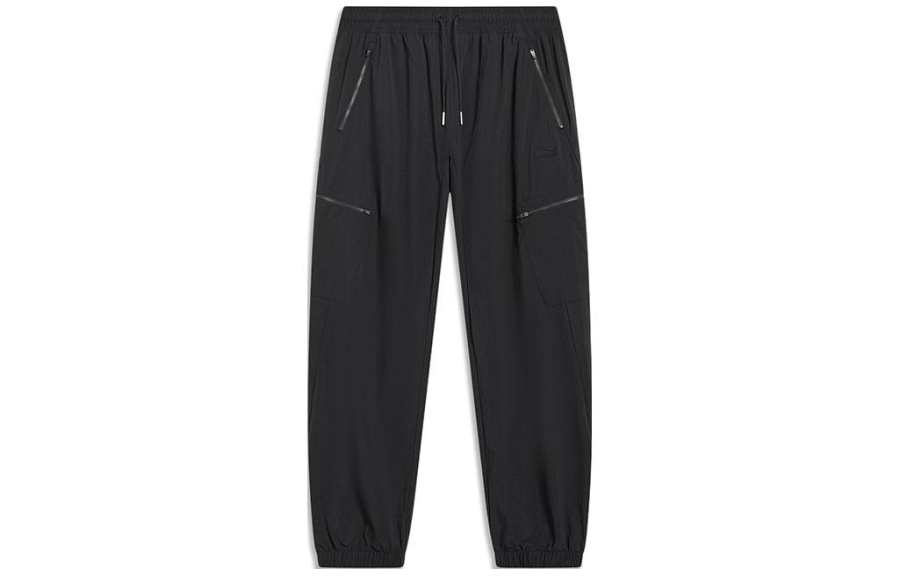 Li-Ning Li Ning Sports Trendy Collection FW23 Knitted Sweatpants Men's Black