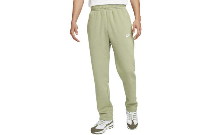 Nike Nike Knitted Sweatpants Men's Oil Green Moderate Straight Fit Pants
