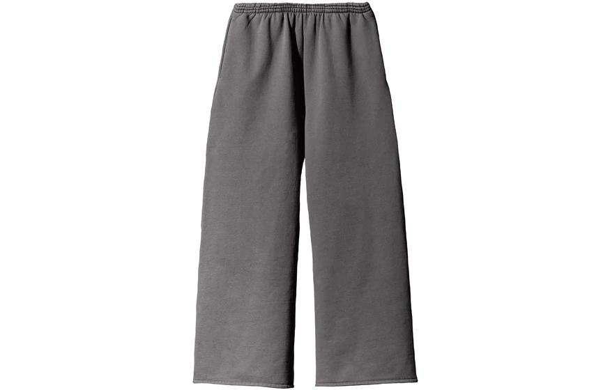 YEEZY x Gap X Balenciaga Mens Fleece Jogging Pant Casual Pants Men's Dark Gray