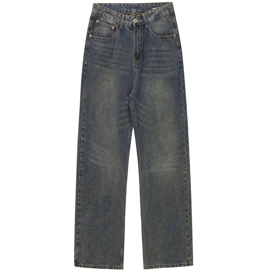 JASONWOOD Jeans Unisex Nostalgic Blue Moderate Straight Fit Pants