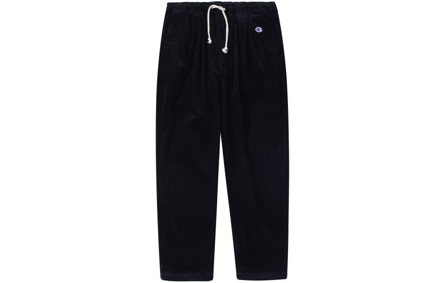Champion Embroidery Small C Corduroy Sports Fleece Lined Casual Pants Japan Version Unisex