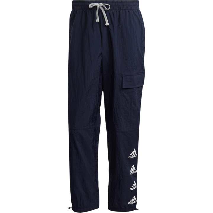 Adidas Adidas Knitted Sweatpants Men's Navy Blue Moderate Cuffed Pants