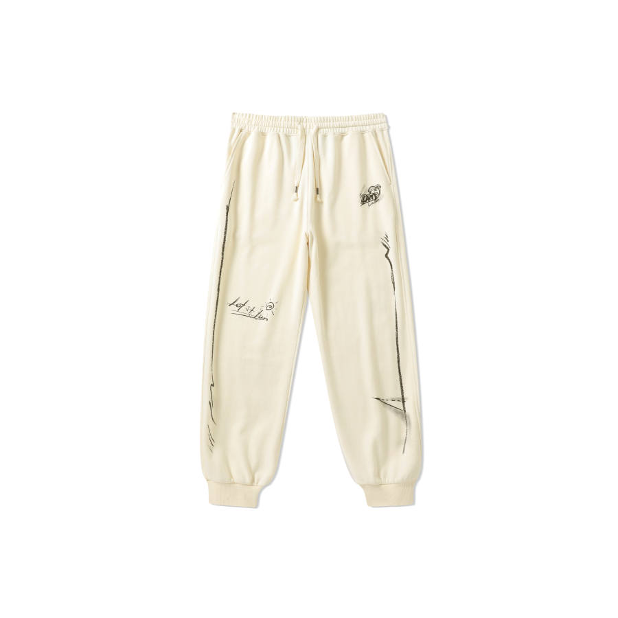 LAMLICKA LAMLICKA Knitted Sweatpants Unisex Moderate Cuffed Pants