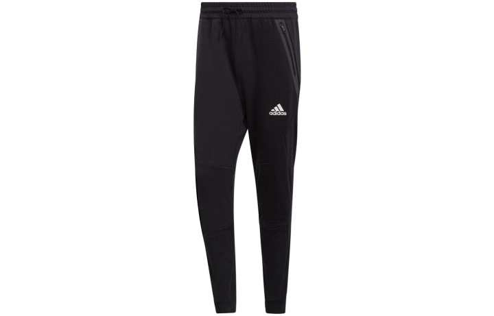 Adidas Adidas Casual Pants Men's Black Moderate Cuffed Pants