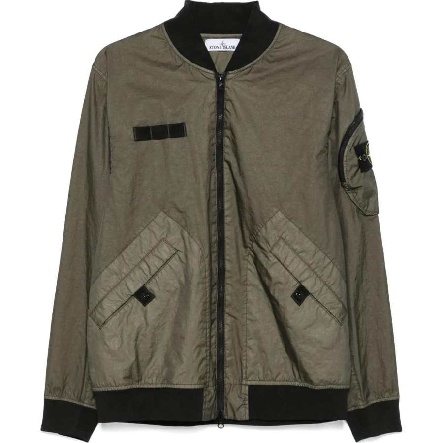 STONE ISLAND Jackets & Coats Men's Green