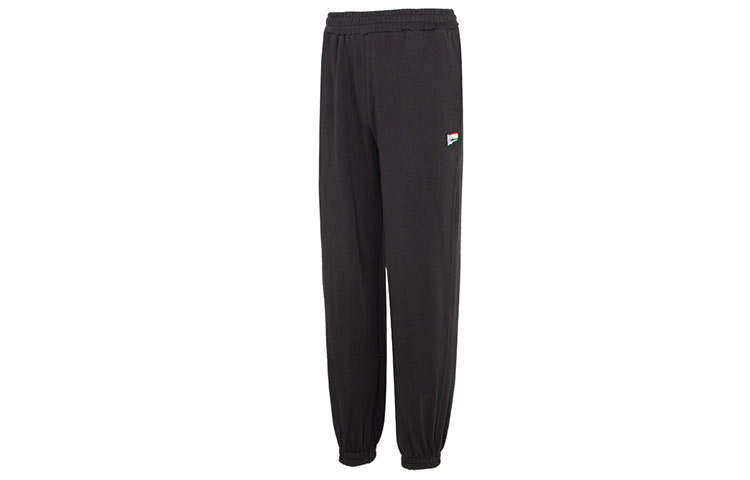 PUMA Downtown Knitted Sweatpants Men's Black Moderate Cuffed Pants