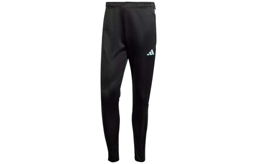 Adidas Adidas Tiro 23 Club Training Tracksuit Bottoms Knitted Sweatpants Men's Blue Stripes Black