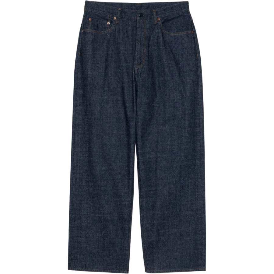 Nanamica Jeans Men's Indigo Moderate Straight Fit Pants
