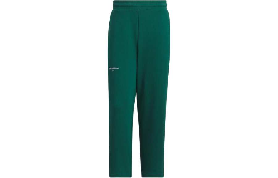 Adidas Adidas Small Logo Pants Knitted Sweatpants Men's Forest Green