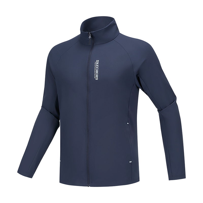 Skechers GODRI Jacket Men's Marine Collegiate Blue
