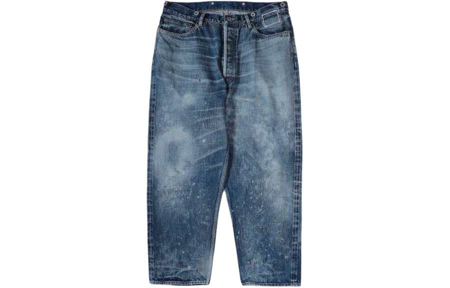 MADNESS Jeans Men's Blue Moderate Straight Fit Pants