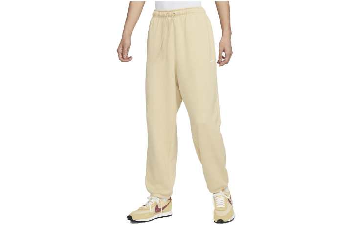 Nike Nike Knitted Sweatpants Men's Beige Yellow Moderate Cuffed Pants