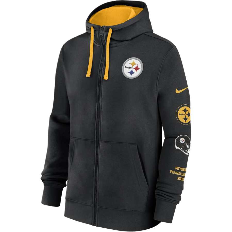 Nike Nike Pittsburgh Steelers Club Men's Nike Nfl Full-Zip Hoodie