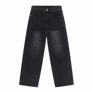 Voguo Relay Loose Fit Straight Fit Jeans Unisex