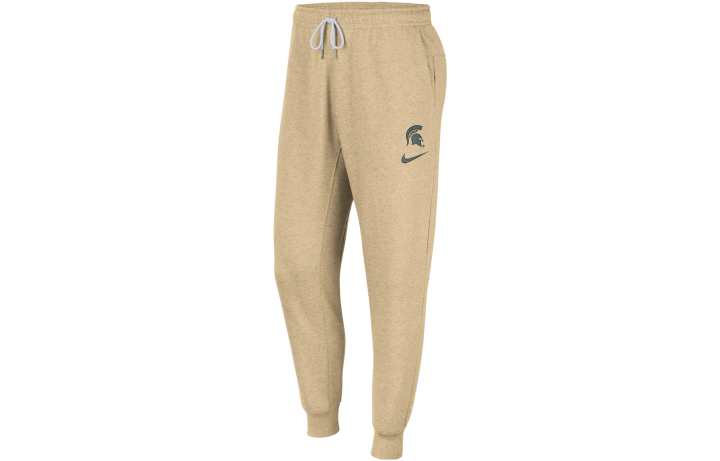 Nike Nike Michigan State Sport Essentials+Revival Knitted Sweatpants Men's Earth Yellow