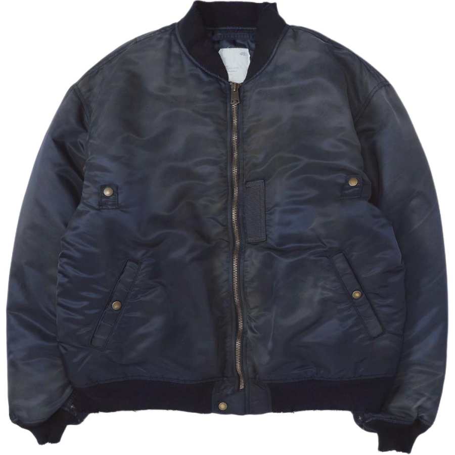 MADNESS Puffer Jackets Men's Indigo Stand Collar Moderate Puffer Jacket