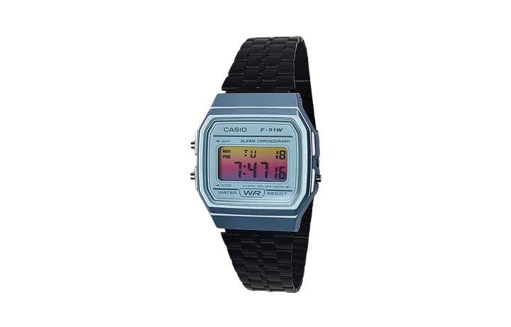 CASIO CASIO Custom Collection Quartz Movement Stainless Steel Strap Watch Men's Watches Blue Dial