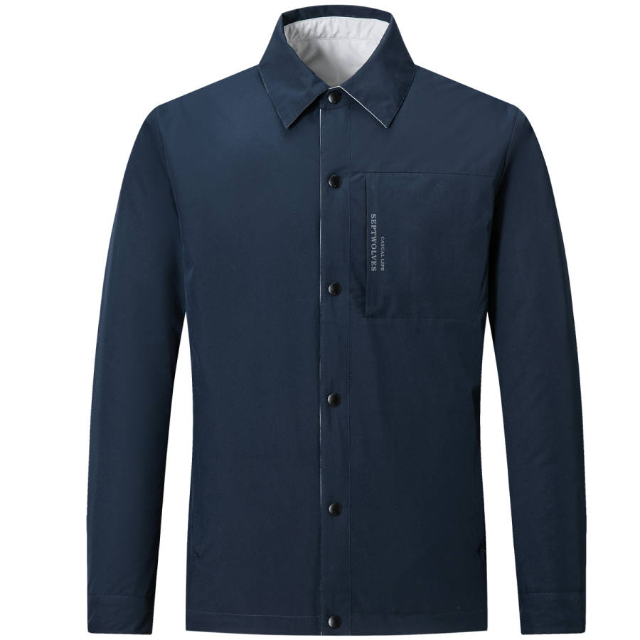 SEPTWOLVES SEPTWOLVES Jackets & Coats Men's Dark Blue