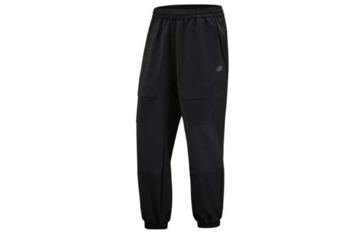New Balance New Balance Knitted Sweatpants Men's Black Moderate Cuffed Pants
