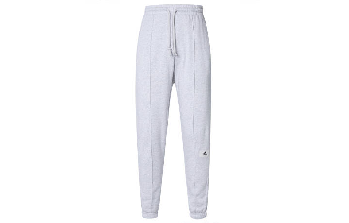 Adidas Adidas Knitted Sweatpants Men's Gray Moderate Cuffed Pants