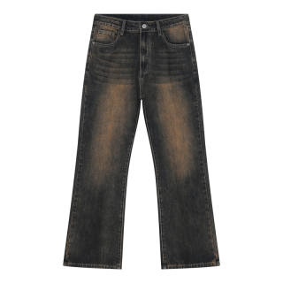 Voguo Relay Jeans Unisex Rusty Red Moderate Straight Fit Pants