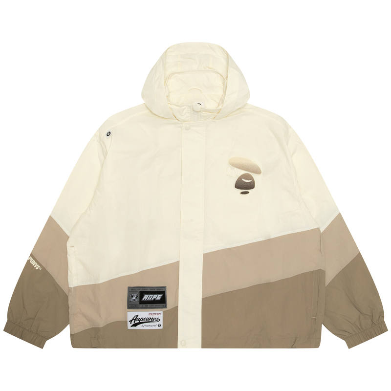 Aape Aape logo-patch long-sleeved jacket