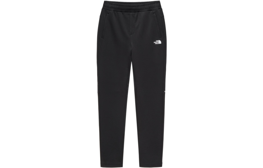 THE NORTH FACE Knitted Sweatpants Men's Black Moderate Slim Fit Pants
