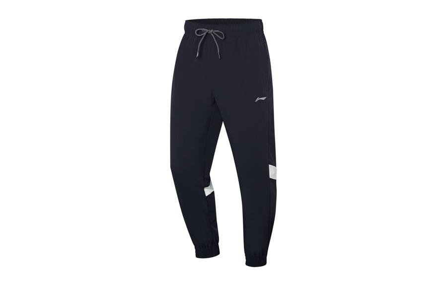 Li-Ning Li Ning Knitted Sweatpants Men's Black Cream White
