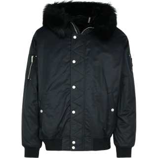 Moose Knuckles Denali Satin Bomber Jacket