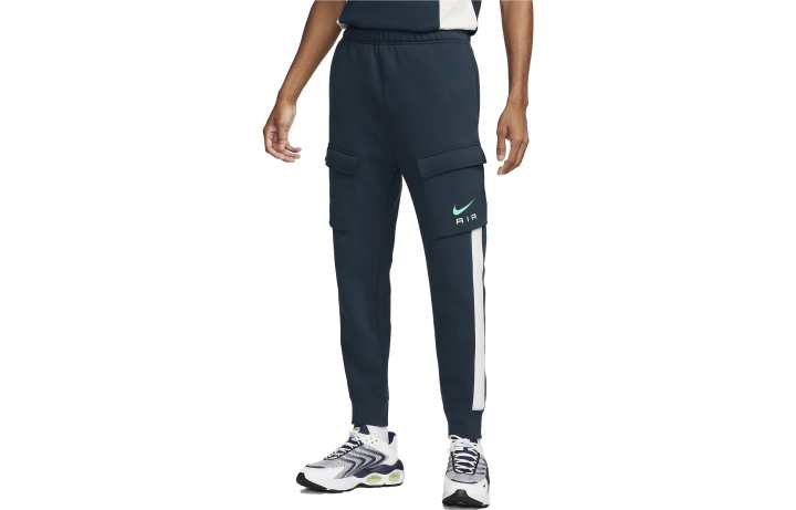 Nike Nike Knitted Sweatpants Men's Marine Blue Moderate Cuffed Pants
