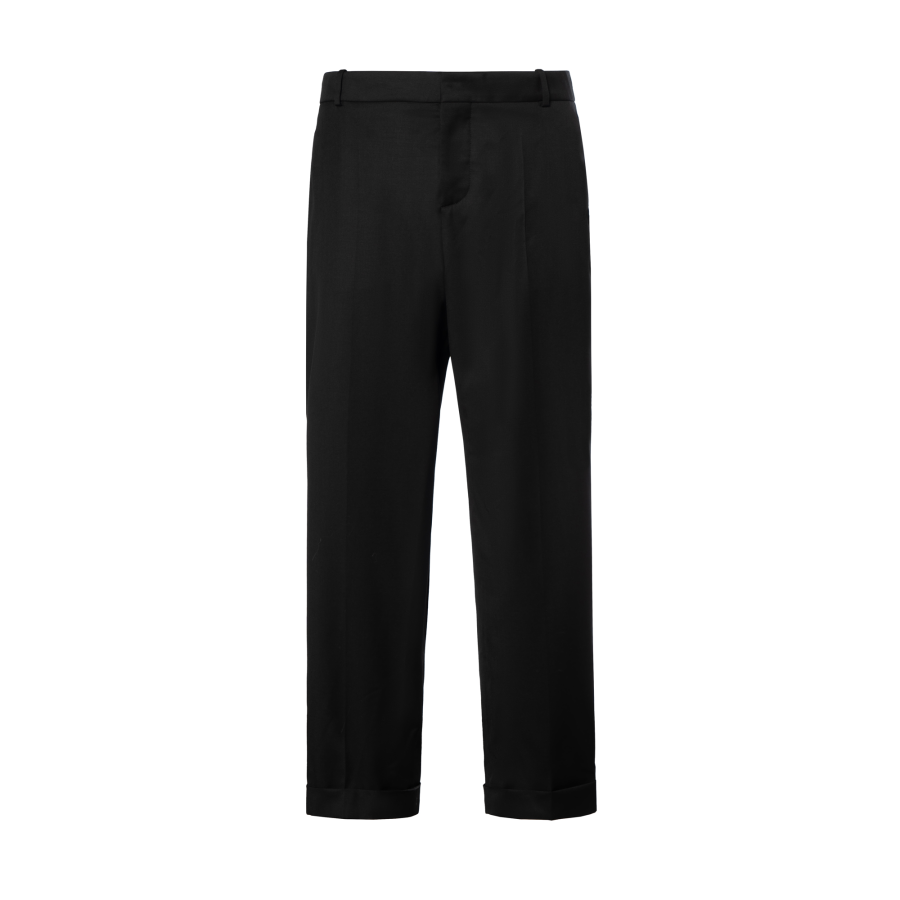 BALMAIN BALMAIN Turn Up Hem Cropped Trousers