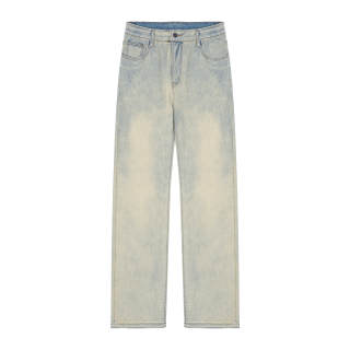 FUERZA Jeans Unisex Yellow Mud Moderate Straight Fit Pants