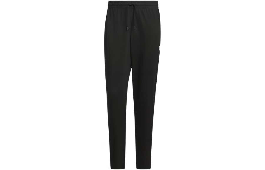 Adidas Neo Knitted Sweatpants Men's Black Moderate Straight Fit Pants