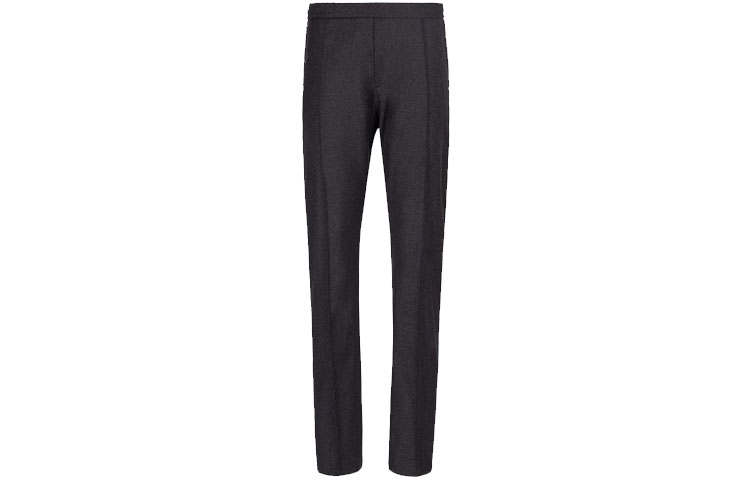 EMPORIO ARMANI Casual Pants Men's Gray Moderate Straight Fit Pants