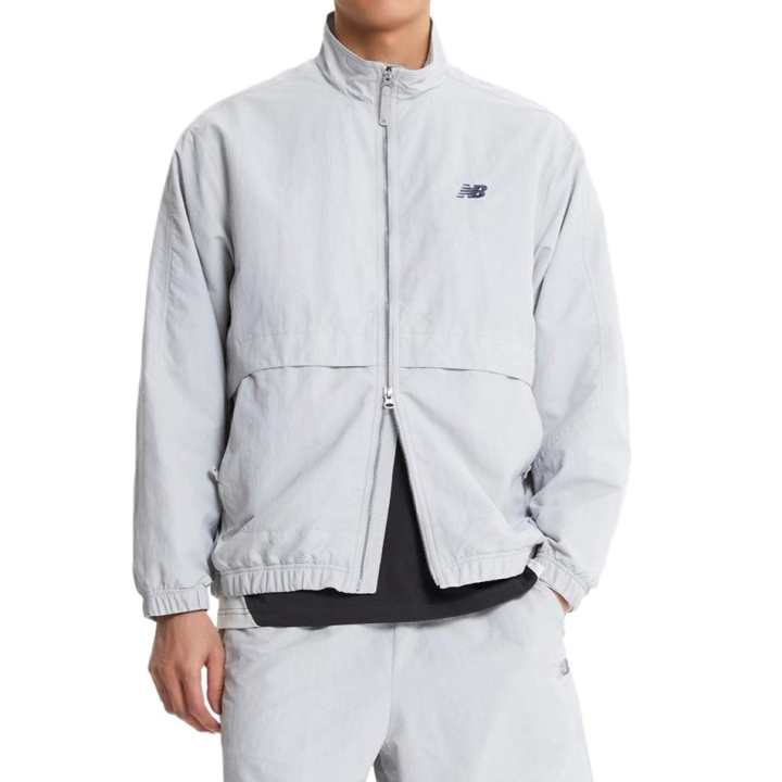 New Balance New Balance UNI ESS Heritage Jackets & Coats Men's Light Gray