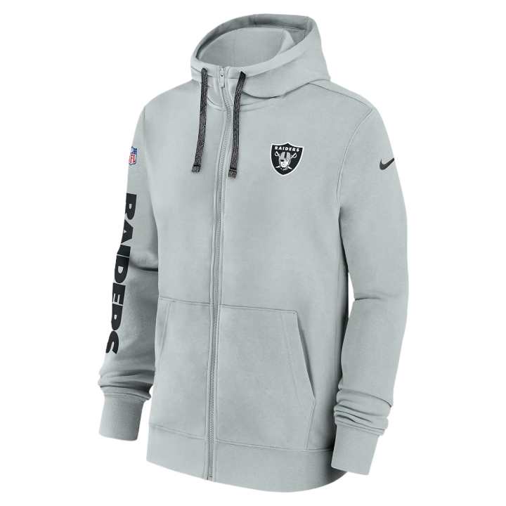 Nike Nike Las Vegas Raiders Sideline Team Issue Club Men's Nike Full Zip Hoodie