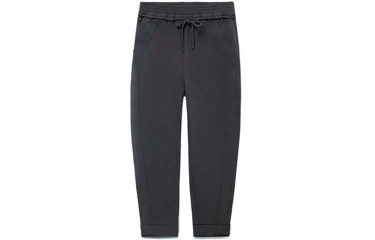 Li-Ning Li Ning Casual Pants Men's Gray Moderate Straight Fit Pants