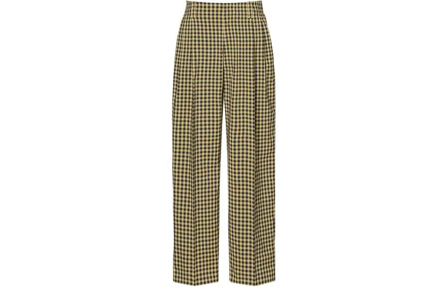 UNIQLO X Marni Wide Fit Check Tuck Pants