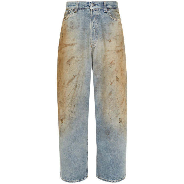 Acne Studios Acne Studios Logo Patch Baggy Fit Jeans