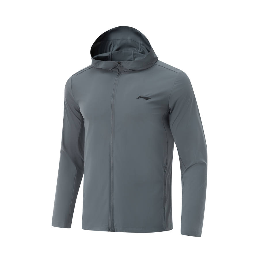 Li-Ning Li Ning Fitness Series Jackets & Coats Men's Thunderstorm Gray