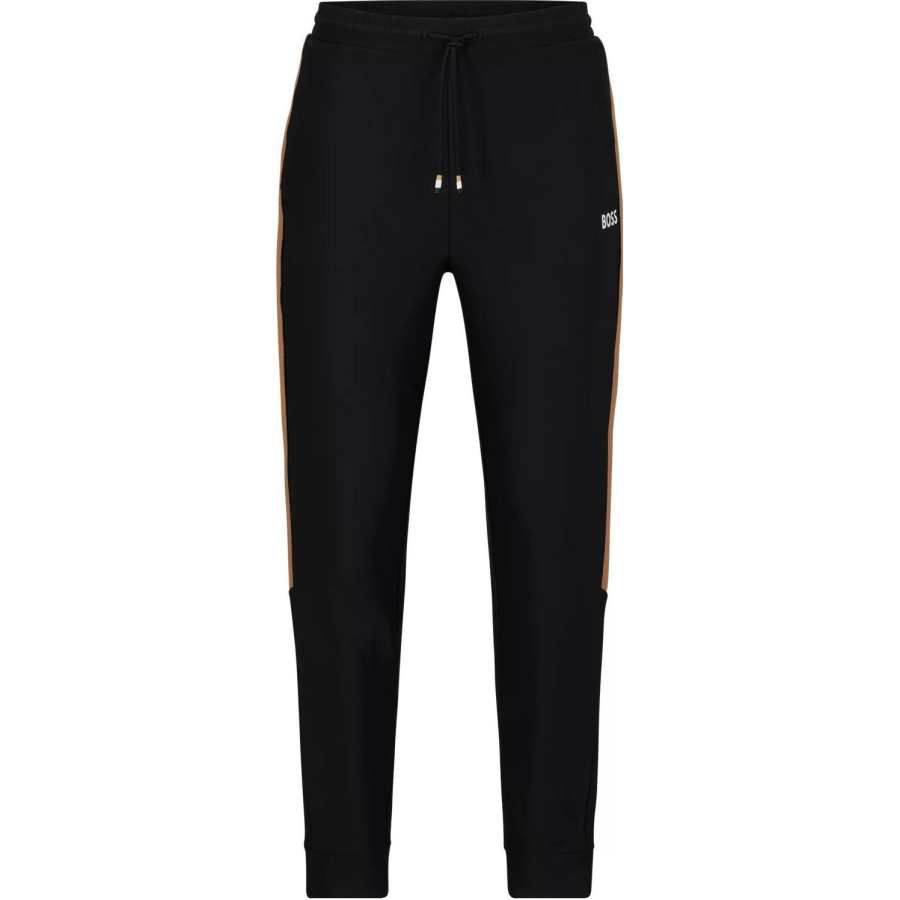 HUGO BOSS SS23 Knitted Sweatpants Men's Black